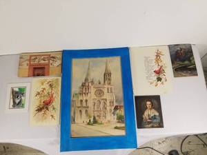 lot 74 image: Original Art 7 Pcs