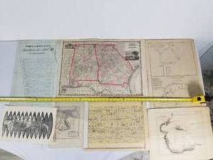 lot 75 image: 6 Antique Maps