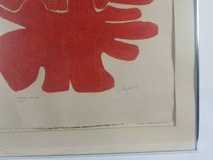 lot 5 image: E.Peycere Signed Vintage Etching