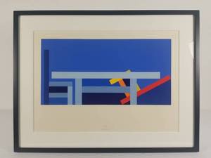 lot 7 image: Charles Arnoldi Signed Silkscreen