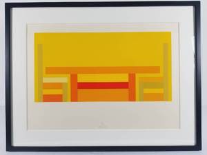 lot 11 image: Charles Arnoldi Signed Silkscreen