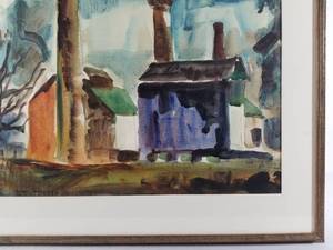 lot 14 image: Nelson Sandgren Signed Watercolor