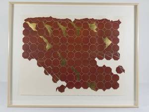 lot 20 image: Philip Larson Signed Woodblock Print