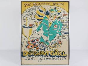 lot 38 image: Red Grooms Poster