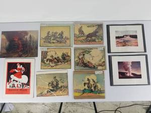 lot 34 image: Pioneer Press & Brown & Bigelow Prints