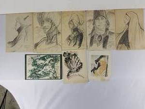 lot 36 image: James Reynolds 1896-1996 Original Art