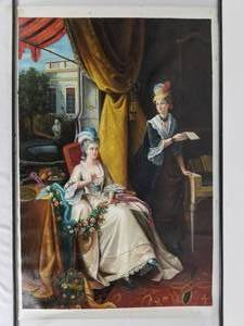 lot 87 image: Unframed Oils on Canvas 2 Pcs