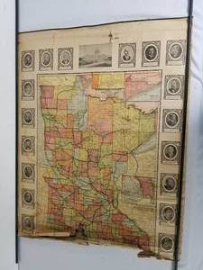 lot 99 image: Vintage & Antique MN and World Maps