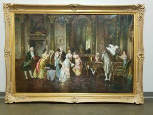lot 116 image: Massive Oil on Canvas