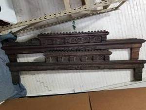 lot 120 image: Massive Architectural Cherry Pediments