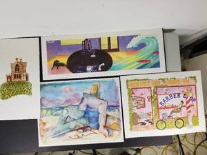 lot 133 image: 4 Signed Prints