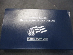 7. 2004 Lewis and Clark Commemorative 1oz Silver Dollar  in OGP wCOA
