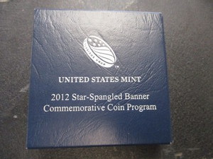 10. 2012 Star Spangled Banner Commemorative 1oz Silver Dollar in OGP wCOA