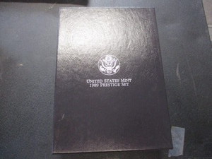 30. 1989 Triumph of Democracy Prestige Set 1oz Silver Commemorative, Clad Commemorative and Complete Proof Set in OGP