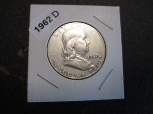 44. 1962-D Franklin Silver Half Dollar