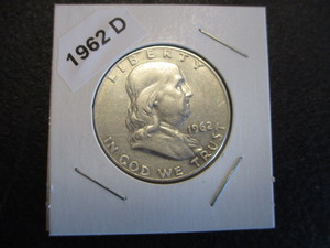 45. 1962-D Franklin Silver Half Dollar