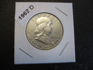 46. 1962-D Franklin Silver Half Dollar