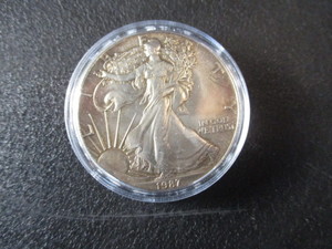 48. 1987 American Silver Eagle