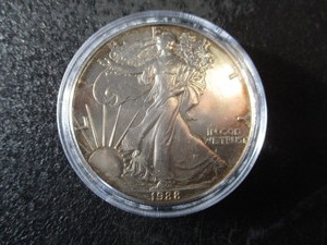 49. 1988 American Silver Eagle
