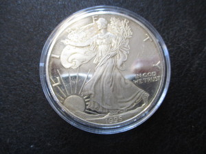 53. 1995 American Silver Eagle