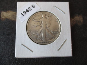 66. 1942-S  (San Francisco Mint) Walking Liberty Silver Half Dollar