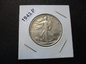 69. 1943-P (Philadelphia Mint) Walking Liberty Silver Half Dollar