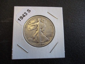 71. 1943-S (San Francisco Mint) Walking Liberty Silver Half Dollar