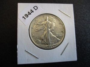 72. 1944-D (Denver Mint) Walking Liberty Silver Half Dollar