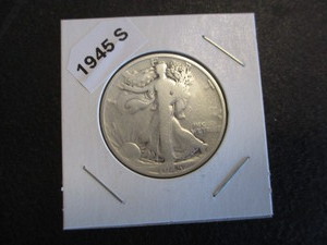 77. 1945-S (San Francisco Mint) Walking Liberty Silver Half Dollar