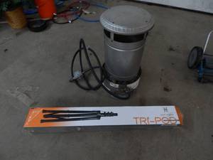 Propane Heater & Heater Tri Pod