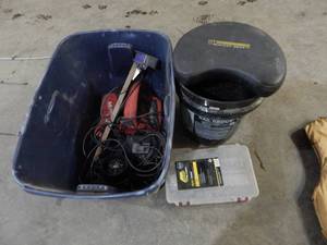 Fishing Bucket With Seat & Tackle Box, Fish Finder Parts & Transducer