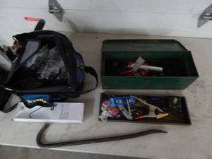Toolbox & Tool Bag With Hand Tools & Hardware