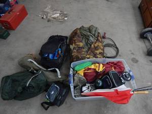 Large Lot Of Camping, Coolers, Tents & More