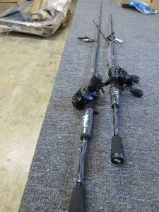 2 abu garcia reveo x 7 foot low pro...