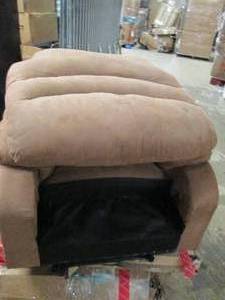 brown recliner ...