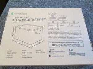 collapsible storage basket 3 pack ...