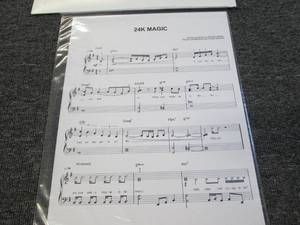 bruno mars sheet music prints ...