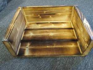wood burnt shelf 16x12x5.5 ...