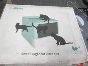sweet sugar cat litter box ...