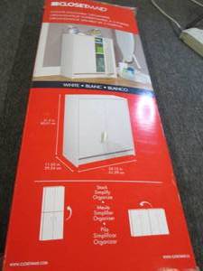 closetmaid 2 door stackable organiz...