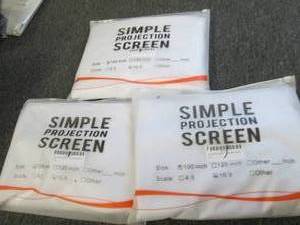 3 100 inch simple projection scree...