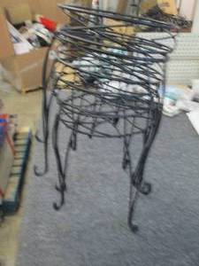 5 metal plant stands ...