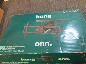 onn extra wide full motion tv wall ...