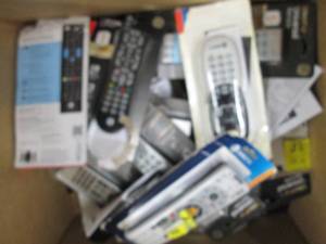 lot of remotes for tvs , roku and ...