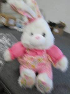 new big bunny sings, ears move and ...