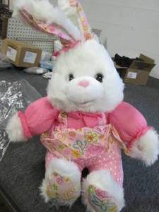 new big bunny sings, ears move and ...