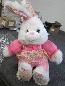 new big bunny sings, ears move and ...