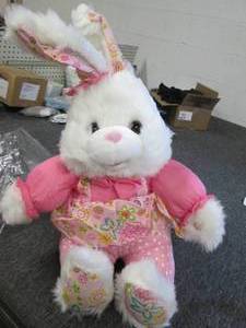new big bunny sings, ears move and ...