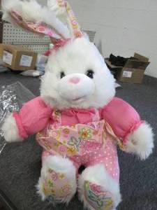 new big bunny sings, ears move and ...