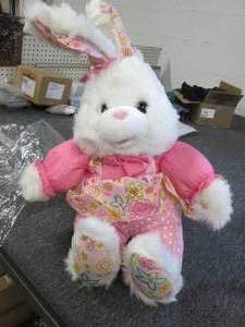 new big bunny sings, ears move and ...